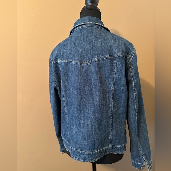 Women’s Denim Jacket with Serape Embroidery - Picture 4 of 4